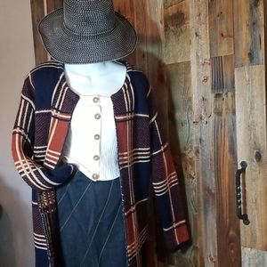 Kontatto Italian Made Multi-color block Sweater